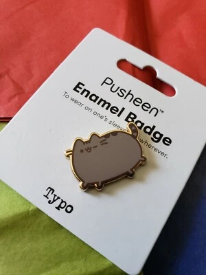 Pin de esmalte exclusivo Pusheen piscando piscadela pusheen RARO - Imagem 1 de 2