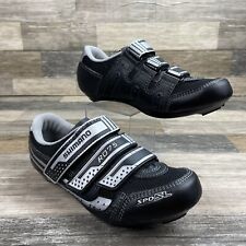 Shimano Men’s Size 6-7 SH-R075 Cycling Shoes Black Grey 40 EU