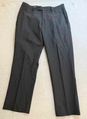 Vintage Armani Exchange Pants Mens 31 Black Pleated Dress Men 32x27. - Image 1 of 4