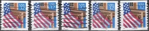 US Scott #2915A, #44444A, 55555A, 66666A, 77777A & 88888A PN Singles - Picture 1 of 1