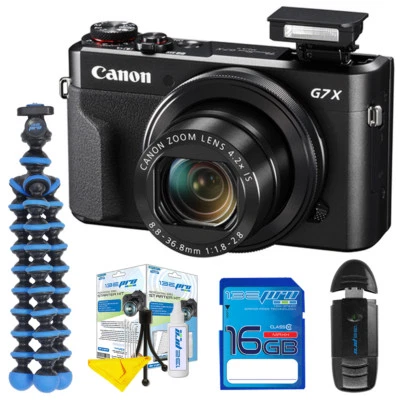 Cámara digital Canon PowerShot G7 X Mark II 20,1 MP - Paquete de inicio Deal-Expo Foto 1 de 4