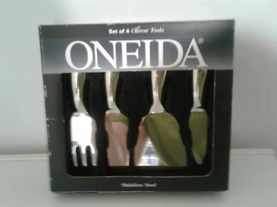 Herramientas para queso Oneida de acero inoxidable de 4 piezas - aptas para lavavajillas Foto 1 de 4