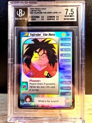 DBZ CCG DRAGON BALL Z YAJIROBE THE HERO #44 LIMITED FOIL BGS 7.5 NEAR MINT+ 2000 - Image 1 of 2