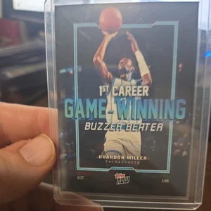 Brandon Miller 2024 Topps Now 1st Career Game-winning Buzzer Beater #6 - Picture 1 of 2