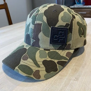 Gorra de leñador Filson CCF - Nueva sin etiquetas - Arbusto camuflaje/parche de cuero - Hecha en EE. UU. - Imagen 1 de 8