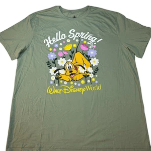 NEU 2025 Disney Parks T-Shirt Hello Spring Pluto Walt Disney World Größe XL - Bild 1 von 7