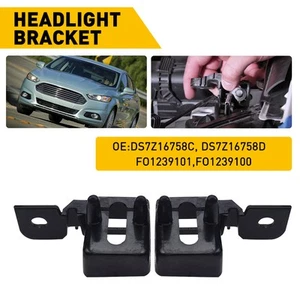 2Pc Headlight Lamp Mount Bracket For 2013 2014 2015 2016 FORD FUSION LINCOLN MKZ - Imagen 1 de 18