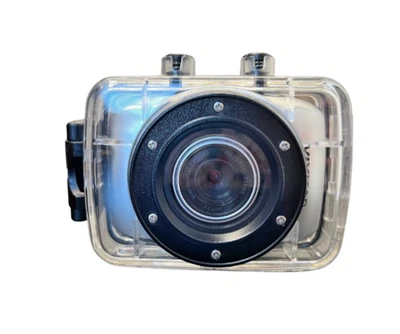 Vivitar DVR781HD HD Action Video Silver Waterproof Case Compact Camcorder Camera - Image 1 of 2