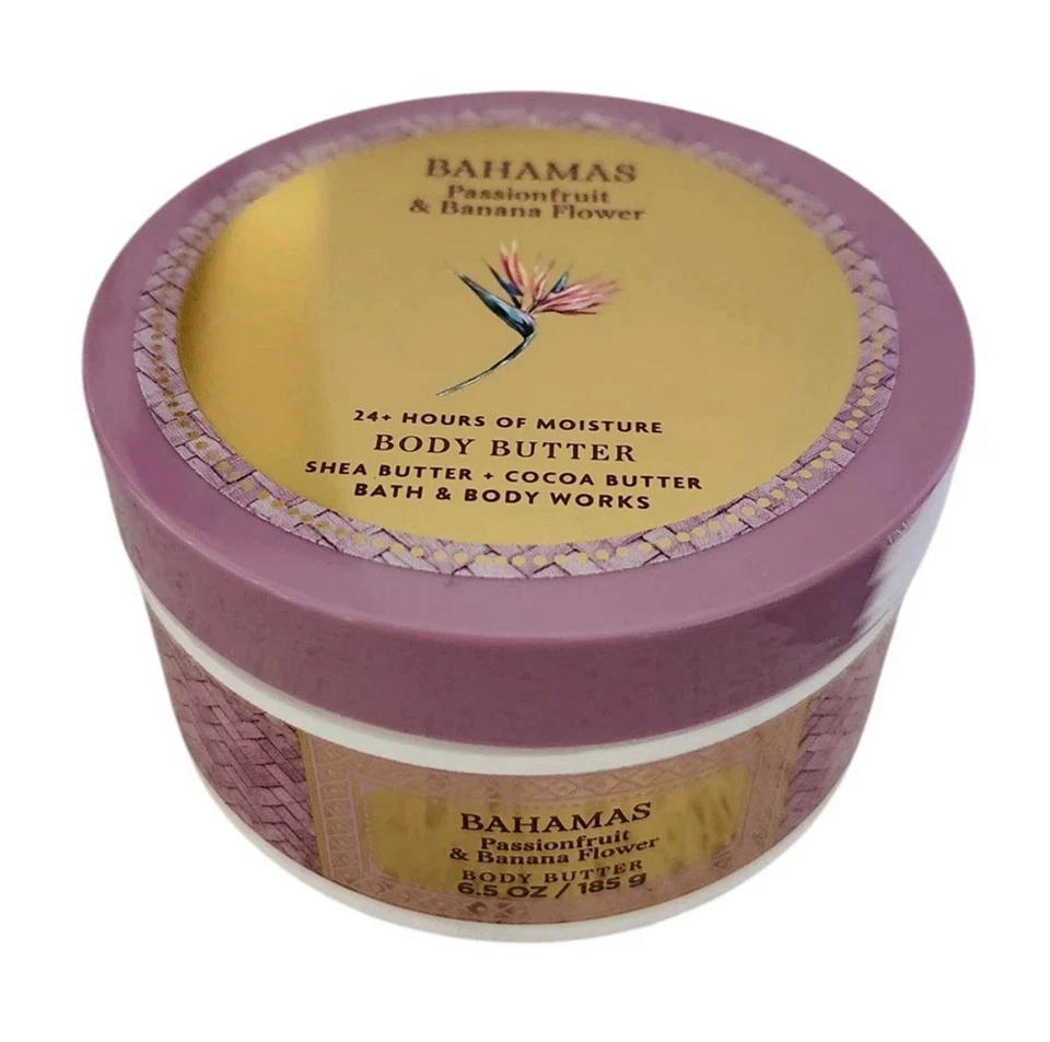 NEW Bath & Body Works Bahamas Passionfruit & Banana Flower Body Butter 6.5 oz - Image 1 of 1