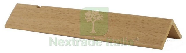 36PZ PARASPIGOLO 25X25 MM PVC ESPANSO 3 M FAGGIO: - Immagine 1 di 1