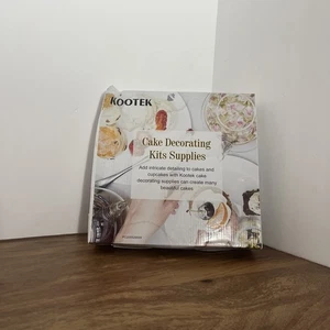 Kootek Kits de Décoration de Gâteau Fournitures avec Platine Gâteau, 12 Gâteaux Numérotés - Photo 1/6