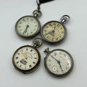 Pacchetto di orologi da tasca vintage/antichi Joblot PER RICAMBI RIPARAZIONE RICAMBI - Foto 1 di 18