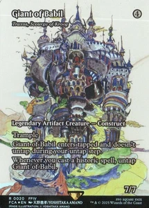 MTG FINAL FANTASY THROUGH THE AGES TRAXOS, SCOURGE OF KROOG BORDERLESS RARE FOIL - Picture 1 of 1