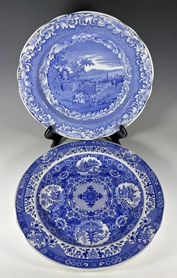 Spode The Engravers Archive Collection Plate Set Of 2 - Image 1 of 4