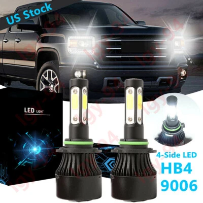 Bombilla de faro LED baja 4 lados 9006 para GMC Sierra 1500 1999-2006 Envoy 2002-2009 Foto 1 de 4