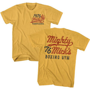 Rocky Mighty Mick's Boxing Gym Philly 1976 Men's T Shirt Fighting Gloves Movie