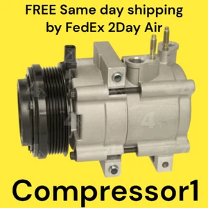 AC Compressor 2007-2013 FORD E150 E250 E350 E450 VAN 4.6L 5.4L - Picture 1 of 2