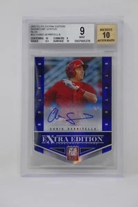2012 Elite Extra Edition Signature Status blau #53 Chris Serritella/50 🙂 BGS 9 - Bild 1 von 6