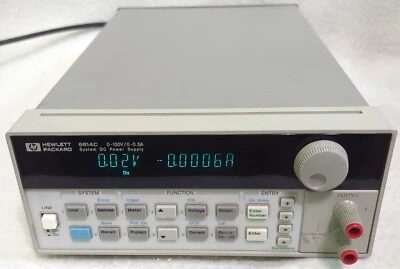 ⚠️ USA! HP Agilent Keysight 6614C System DC Power Supply 0-100V/0-0.5A 50W ⚠️ - Image 1 of 4