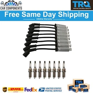 TRQ Ignition Kit Spark Plug & Wire Set For Chevy GMC Cadillac V8 6.0 5.3 4.8 - Bild 1 von 3