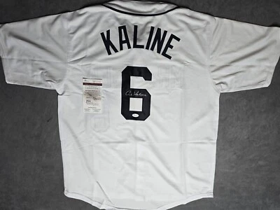 AL KALINE SIGNED AUTO DETROIT TIGERS WHITE JERSEY JSA AUTOGRAPHED MR TIGER - Image 1 of 3