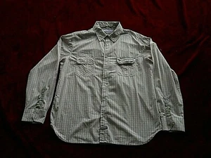 "Camisa delantera inglesa XL Lions Crest lavandería manga larga con botones para hombre XL pecho 49""" - Imagen 1 de 10
