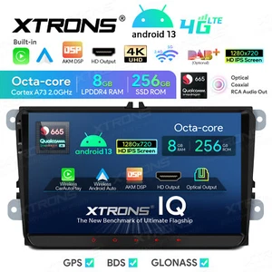 8G+256GB Autoradio Für VW Golf Passat B6 EOS GPS CarPlay Android 13 9“ 4K DTS - Bild 1 von 24