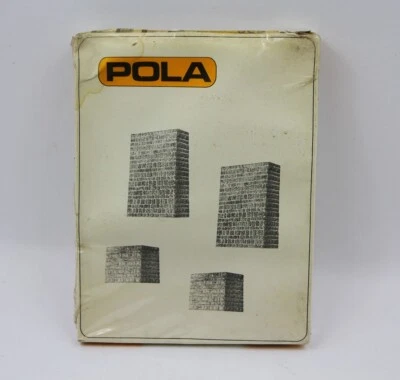 POLA QUICK 639 SET di 4 PILONI per PONTE in KIT di MONTAGGIO SCALA H0 VINTAGE - Immagine 1 di 4