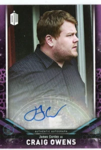 Doctor Who Signature Series 2018 Auto DWA-JCO James Corden as Craig Owens - Picture 1 of 2