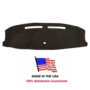 Black Carpet Dash Mat Compatible with 2013-2018 Ford F250 Dash Cover USA MADE - Picture 1 of 11