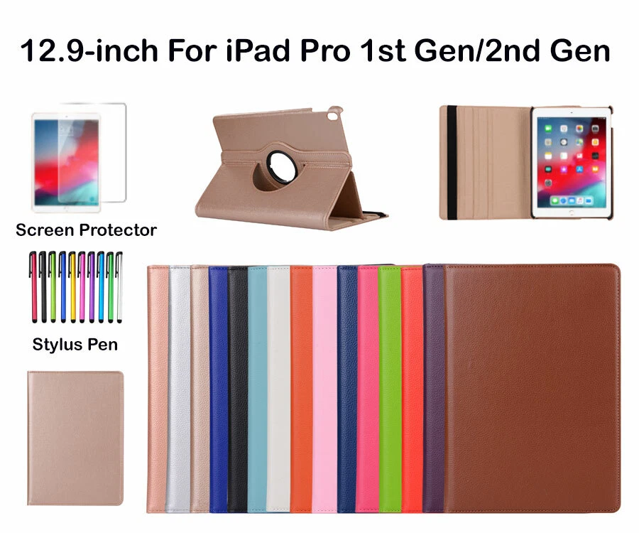 360°Rotate PU Leather cover case for Apple 12.9-inch iPad Pro 1st / 2nd Gen - Image 1 of 1