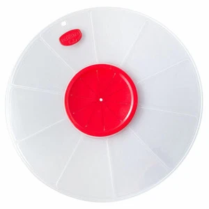 Dr. Oetker Cups and Bowls Spritzschutz für Rührschüssel Schutz Weiß Rot Ø 30 cm - Bild 1 von 1