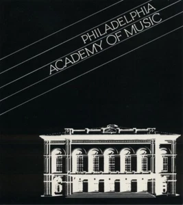 #UX96 13c Philadelphia Academy of Music Postal Card First Day Ceremony Program - Picture 1 of 2