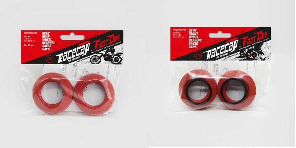 RACECAP KIT PROTEZIONI CUSCINETTI RUOTA ROSSO BETA RR 300 2013-2022 - Immagine 1 di 1