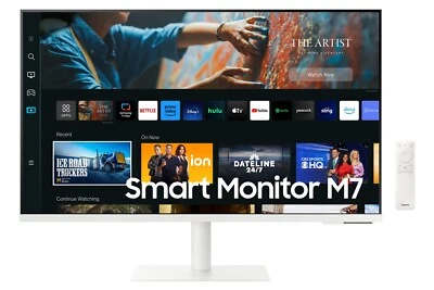 Samsung 32" 4K UHD USB-C PD65W WiFi+BT VA Monitor 3840 x 2160 3000:1 300 cd/m² - Image 1 of 4