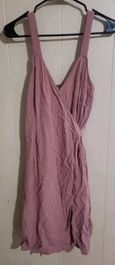 NWT Womens Universal Threads Light Pink Wrap Tie Dress - Picture 1 of 3