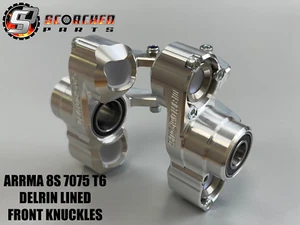 Steering Knuckle Front Hub Pair - for Arrma Kraton 8s / Outcast 8S - Picture 1 of 5