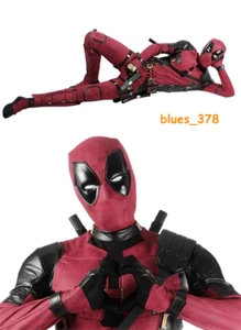 Deadpool Costume Wade Wilson Outfit Cosplay Suit Deadpool 3 Full Set Mask Boots - Picture 1 of 38