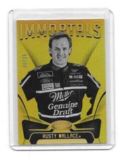 2018 Certified Racing NASCAR Immortals MIRROR GOLD Rusty Wallace 5/25 CARD #90