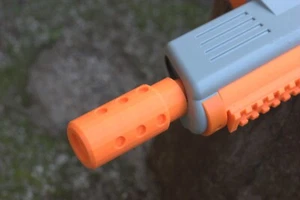 Sonic Disruptor Muzzle Brake for SplatRBall SRB400 Gel Blaster - Barrel Mod - Picture 1 of 6