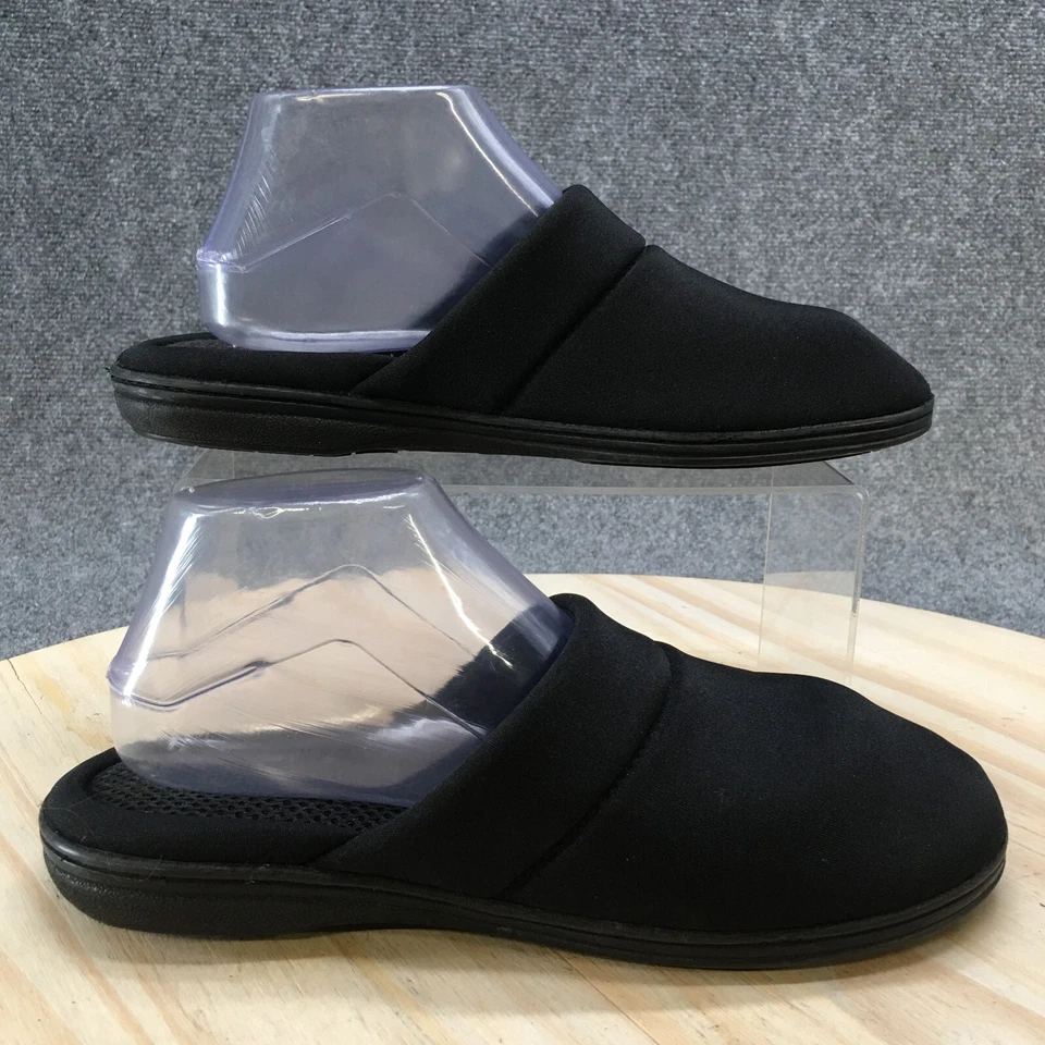 Lazee 狗鞋女式 9.5 - 10.5 拖鞋黑色骡子懒人鞋露趾休闲 — 第 1/4 张图片