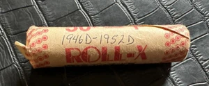 Rollo de centavos de trigo de centavos Lincoln años 40/50 - Imagen 1 de 2
