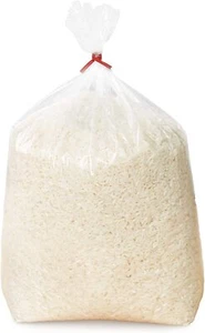 Pack of 100 Clear Gusseted Poly Bags 10 x 4 x 20 Clear Polyethylene Bags 10x4x20 - Picture 1 of 6