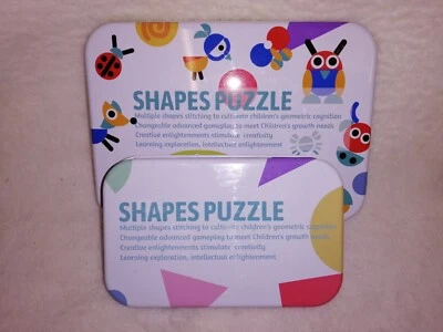 Shape Matching Puzzle Game For Children Kids 3+ | Build to Match Card Shapes - Image 1 of 4
