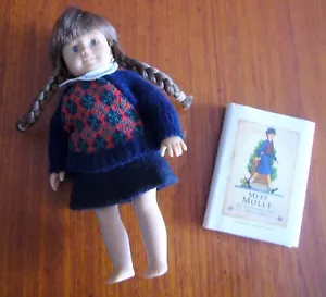 PLEASANT COMPANY American Girl Molly 6" MINI DOLL with Mini Book - Picture 1 of 4