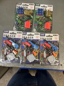 5 Pack Erasers Firearms - Picture 1 of 3