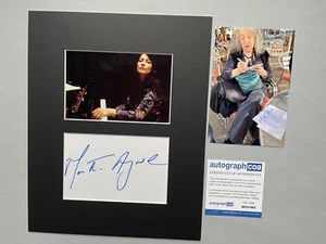 MARTHA ARGERICH in-person signed passe-partout 10 x 12 autograph + ACOA + proof - Picture 1 of 2