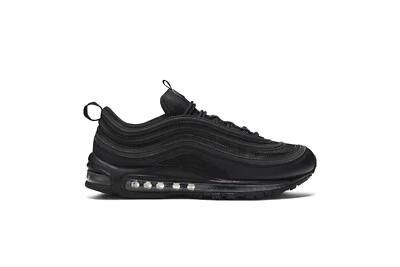 NIKE AIRMAX 97 SCARPE UNISEX DAL 36  AL 45 TOTAL BLACK - Immagine 1 di 4
