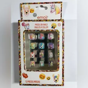 Emoji Press-On Nails for Girls NEW NIB - Picture 1 of 3