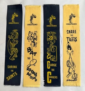 Vintage 60er 70er Fußball Sport Pep Rally Bänder Cabrillo High School Lompoc CA - Bild 1 von 4